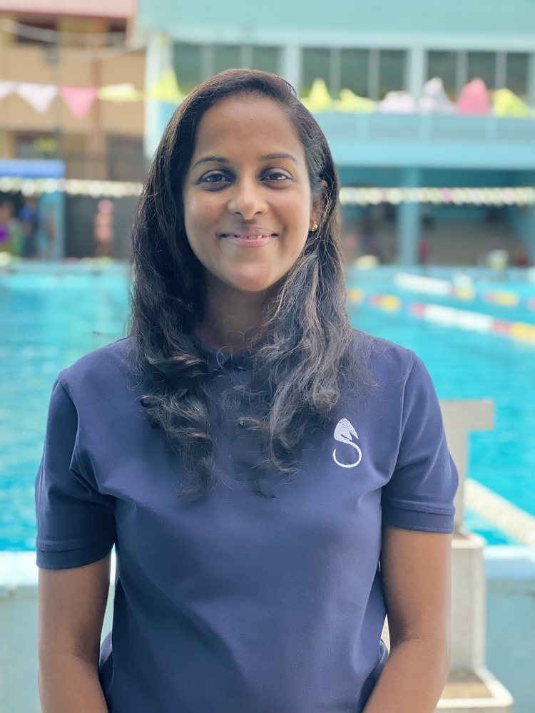 Dinethri Dias Weerasinha, Co-Founder of Stingrays, poolside